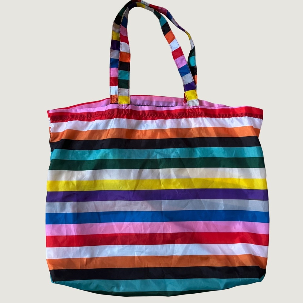 LEGO x Target Tote Bag Rainbow Stripe Reusable Shopper Packable Lightweight 2021